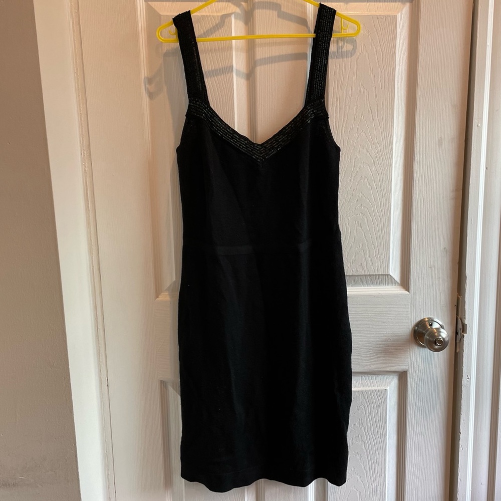 Iisli Black Sequin Cocktail Dress